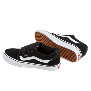 Vans Skate -Chukka niedriger Seitenstripe - Black/White