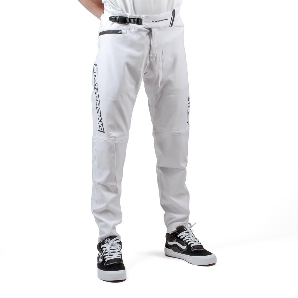 Stay Strong V3 Race Pants - White/Black