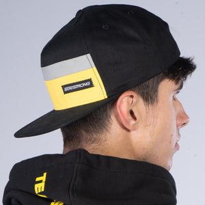 Stay Strong Block Snapback - Black/Yellow