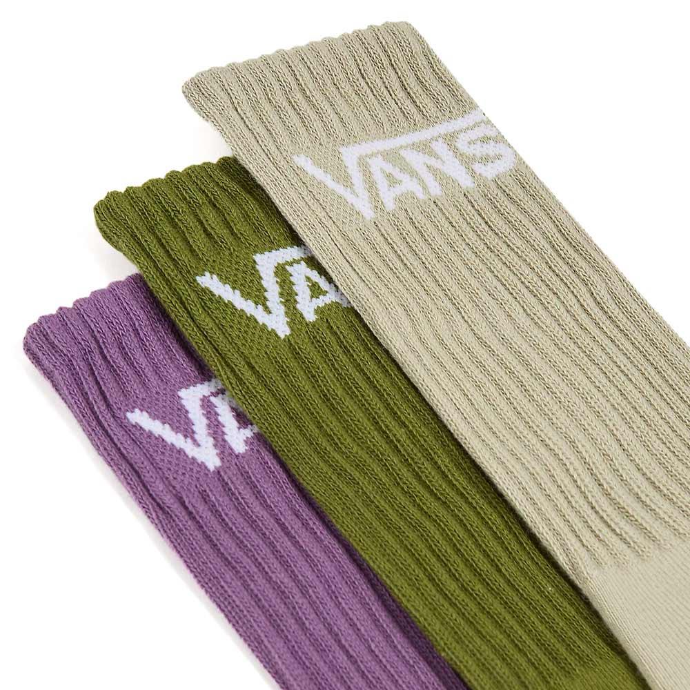 Vans Klassische Crew -Socken 3 -Pack - Pesto