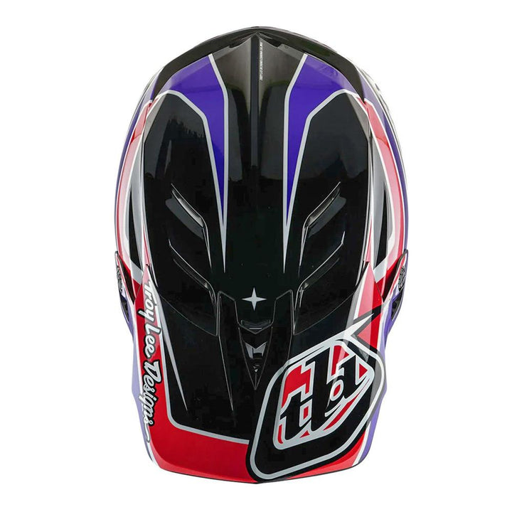 Troy Lee D4 Polyacrylate MIPS Race Helmet - Linear Black