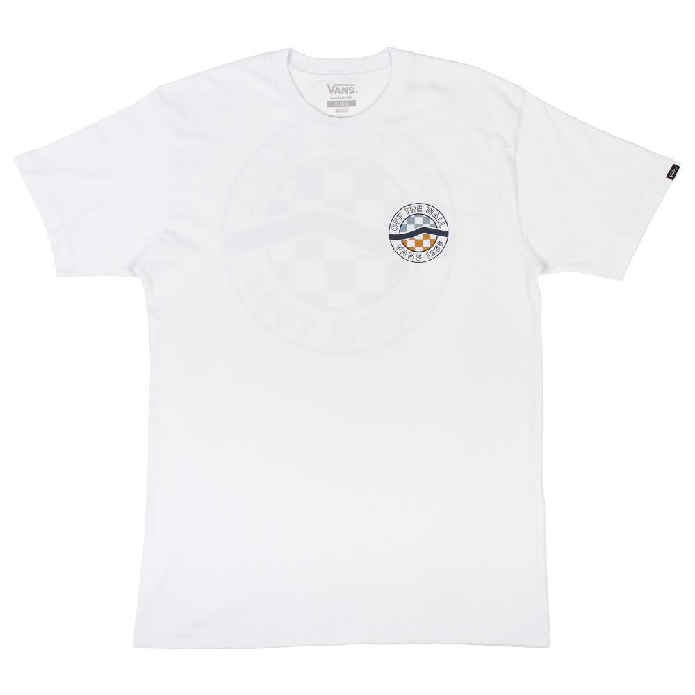 Vans Circle Sidestripe T-Shirt - Weiß