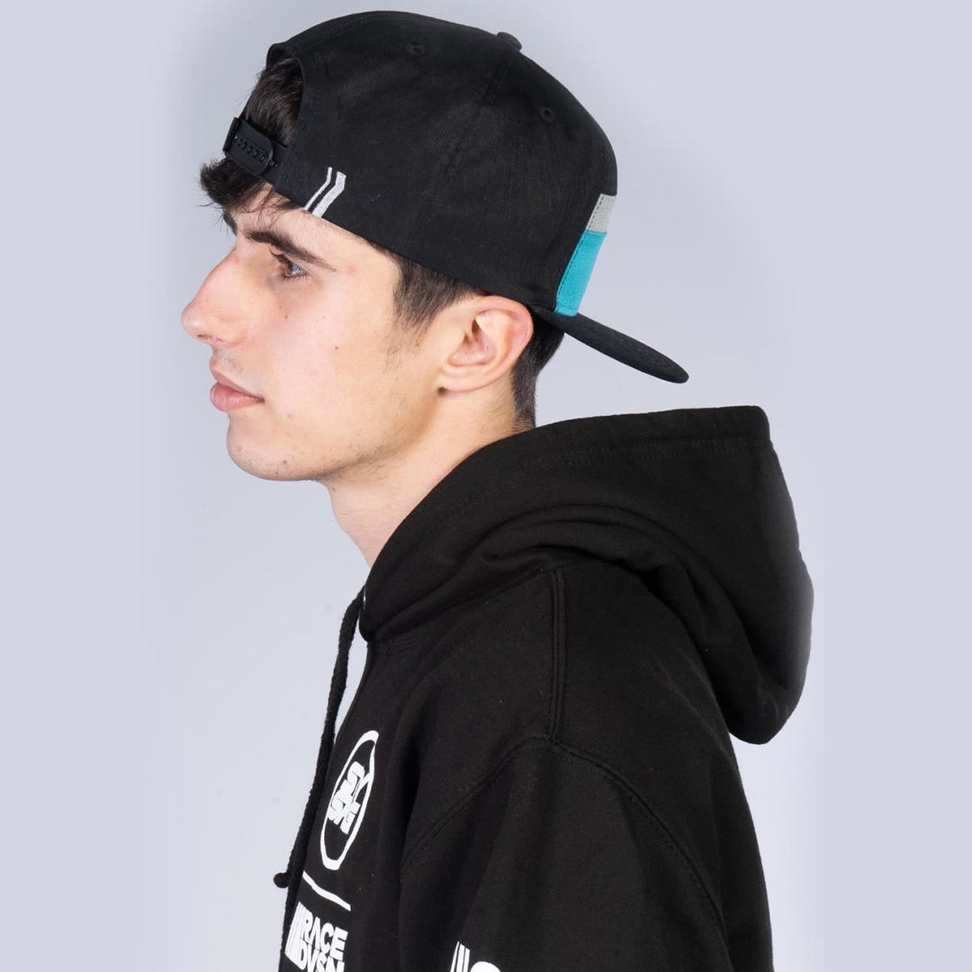 Stay Strong Block Snapback - Black/Teal