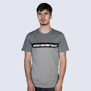 Stay Strong Cut Off Camiseta - Black/Grey