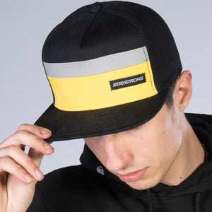 Stay Strong Block Snapback - Black/Yellow