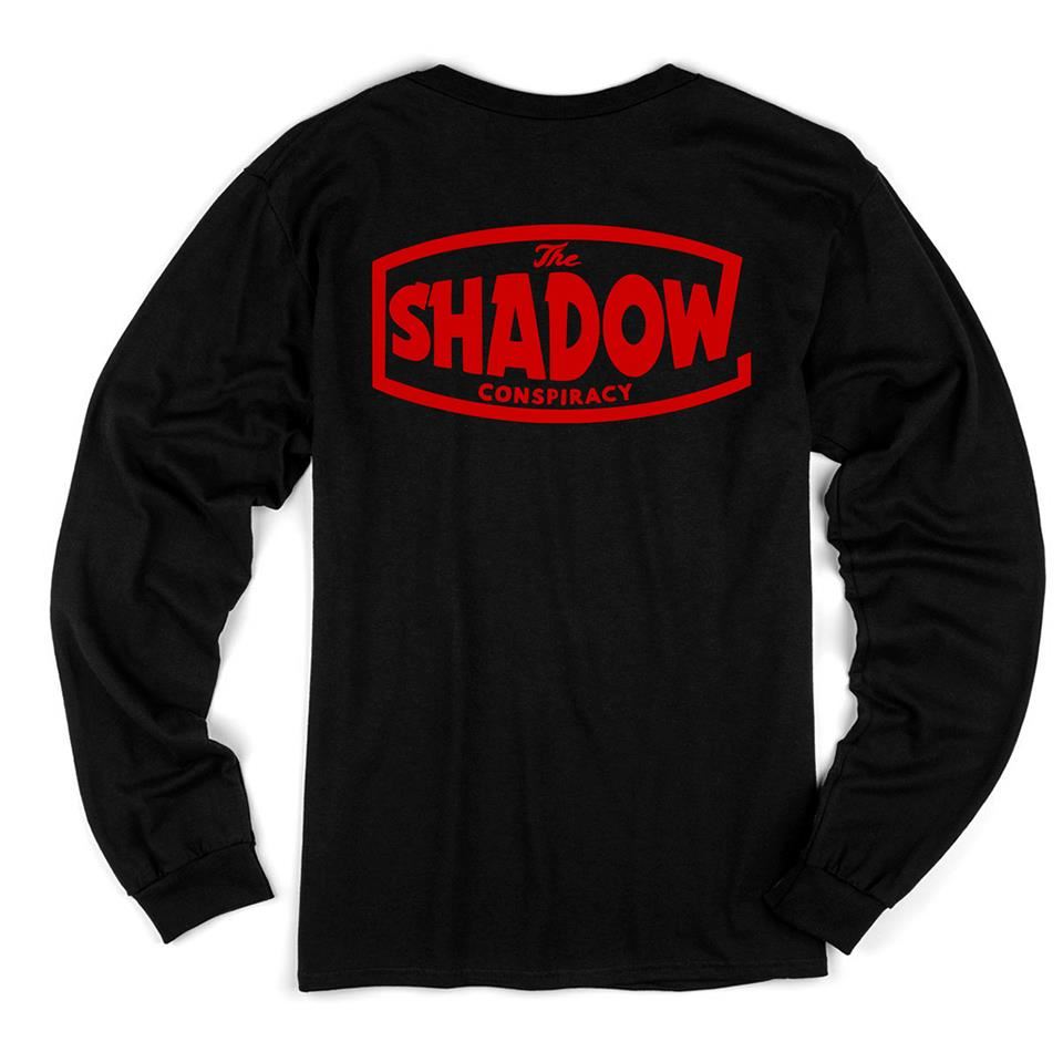 Shadow Sector Long Sleeve Camiseta - Black