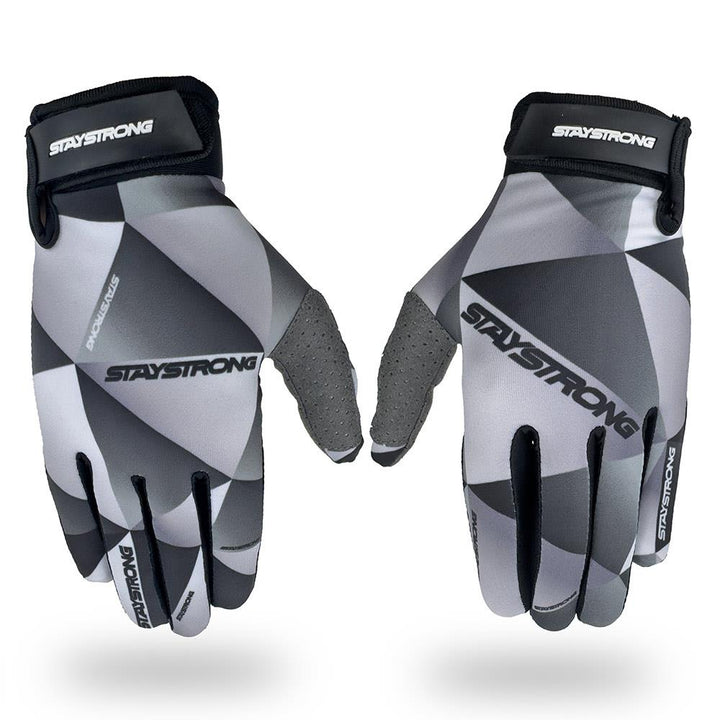 Stay Strong Prism Gloves - White