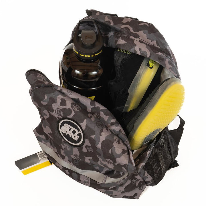 Stay Strong V3 Icon Rucksack - Black/Grey Camo