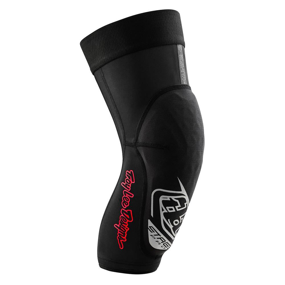 Troy Lee Stage Pro Knee Guards - Solid Black
