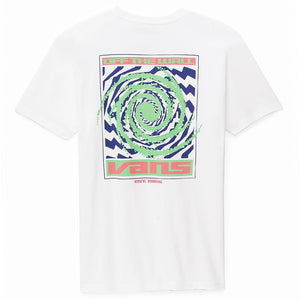 Vans Wurmloch verzogen T -Shirt - Weiß