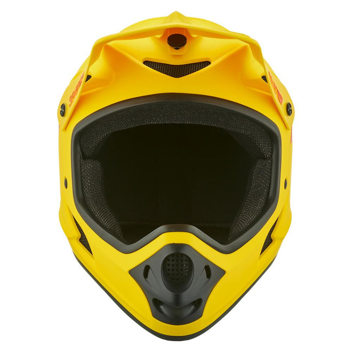 Seven iDP M1 2025 Youth Race Helmet - Matt Yellow