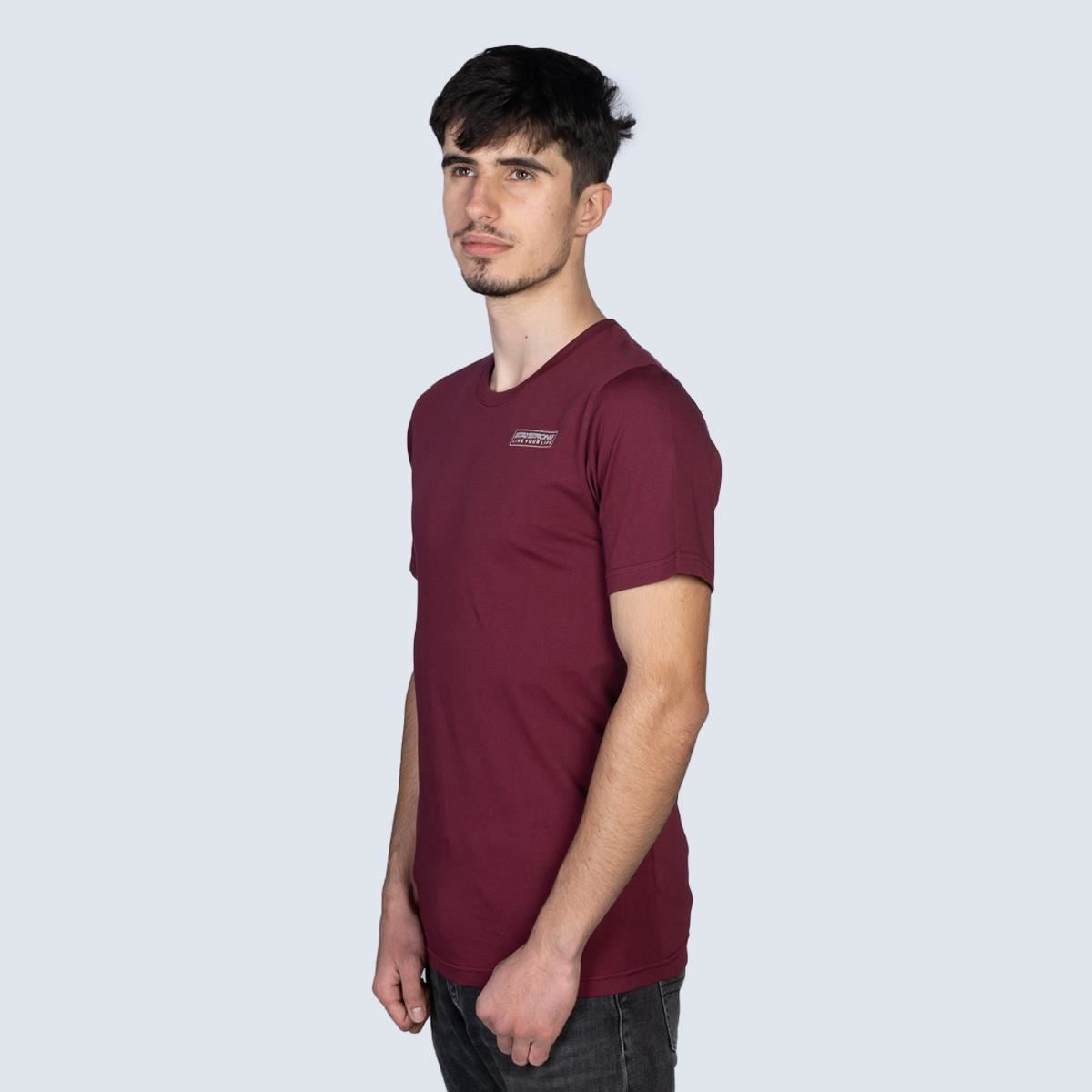 Stay Strong Authentic Box T-Shirt - Maroon