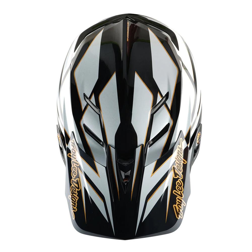 Troy Lee D4 Composite MIPS Race Helmet - Ghostwing White