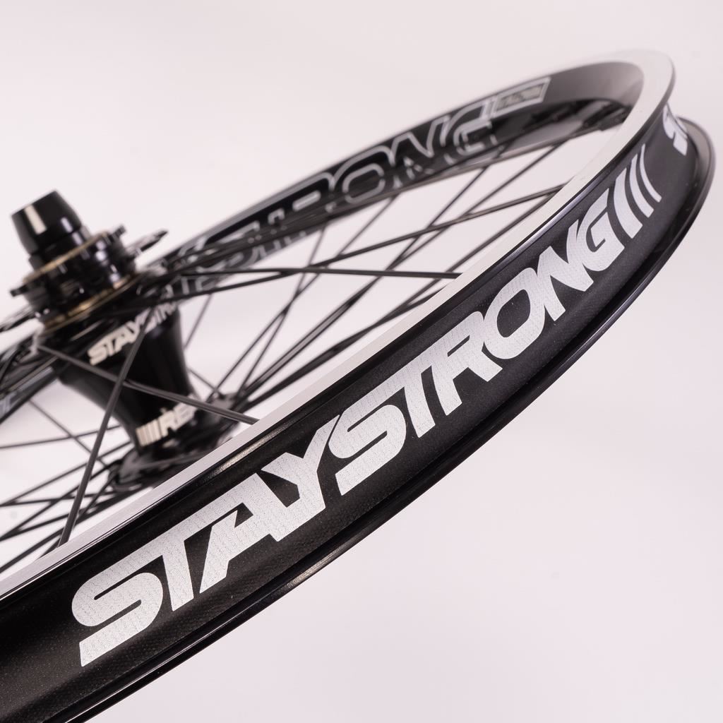 Stay Strong Reactiv 2 20" Race Wheelset - Black/ 1.75"