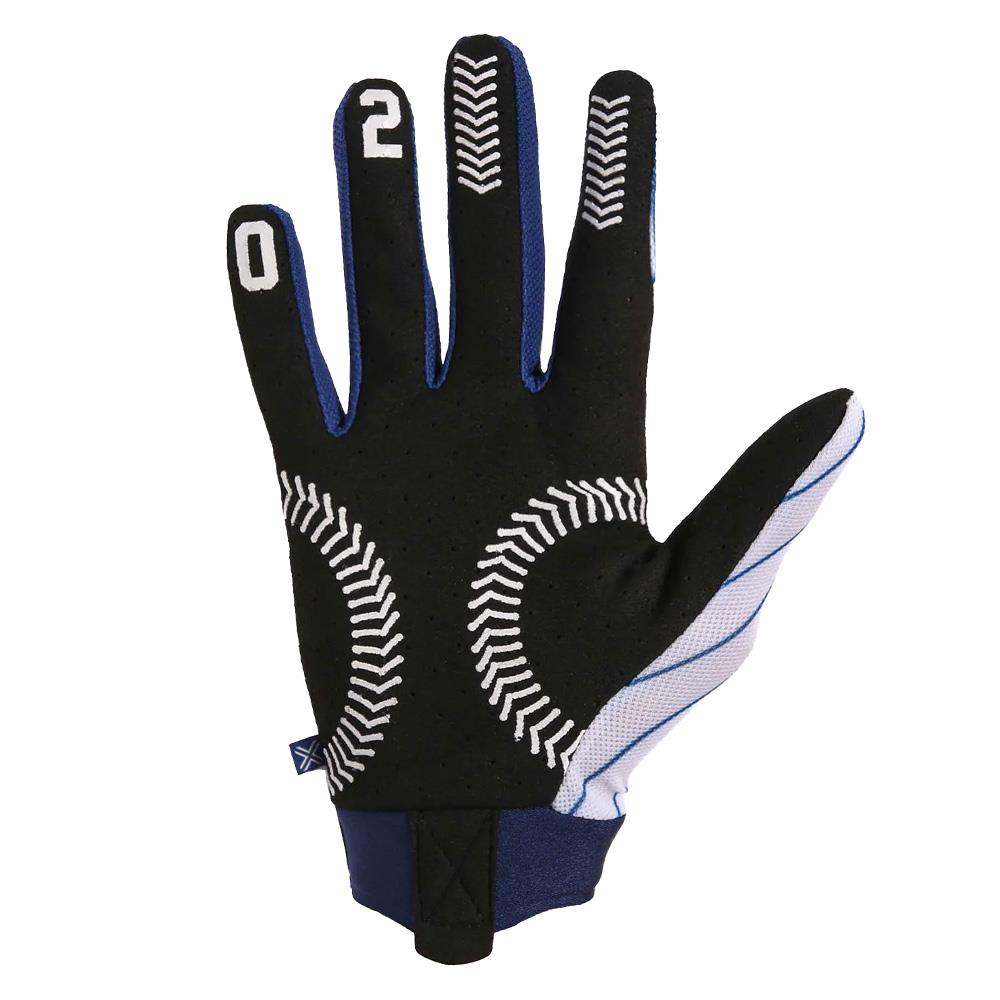 Guantes BMX Fuse Omega Ballpark - Blanco y Azul