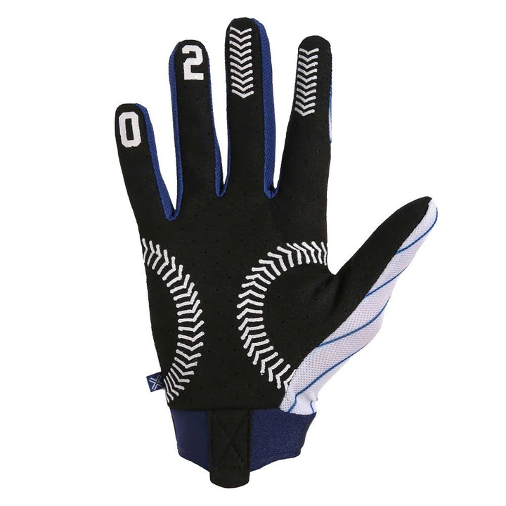 Guantes BMX Fuse Omega Ballpark - Blanco y Azul
