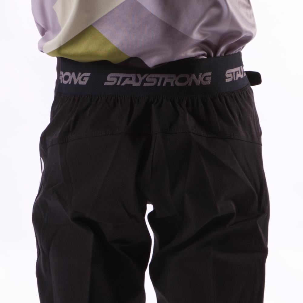 Stay Strong Youth V2 Race Pants - Black/White