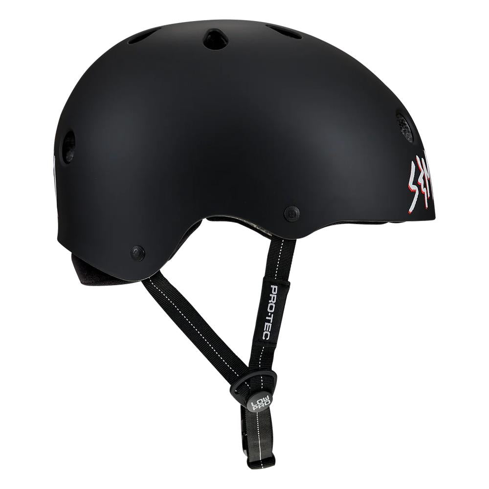 Pro-Tec Low Pro S&M Sharpie Shield Helmet - Matt Black