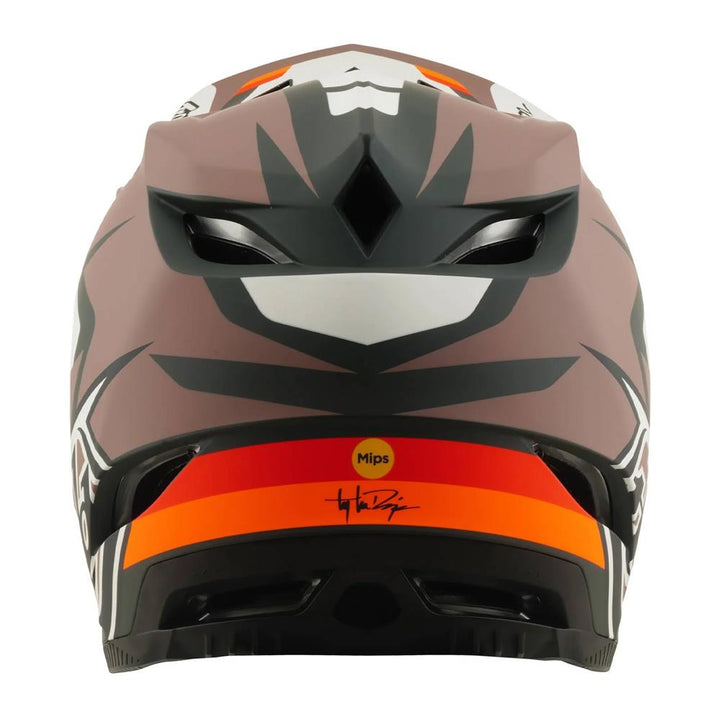 Troy Lee D4 Polyacrylite MIPS Race Helmet - Roamer Clay