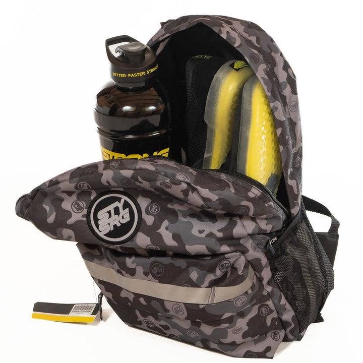 Stay Strong V3 Icon Rucksack - Black/Grey Camo