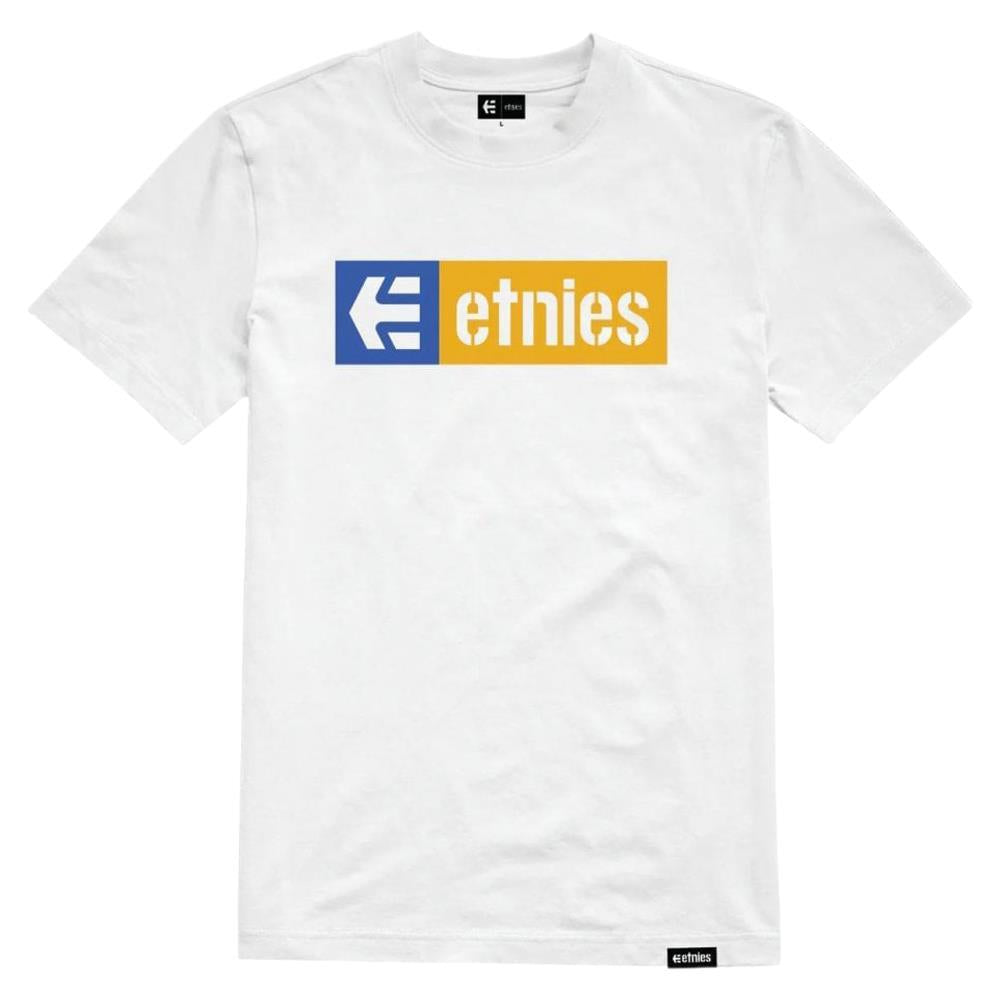 T-shirt Etnies Wings - Blanc/Jaune