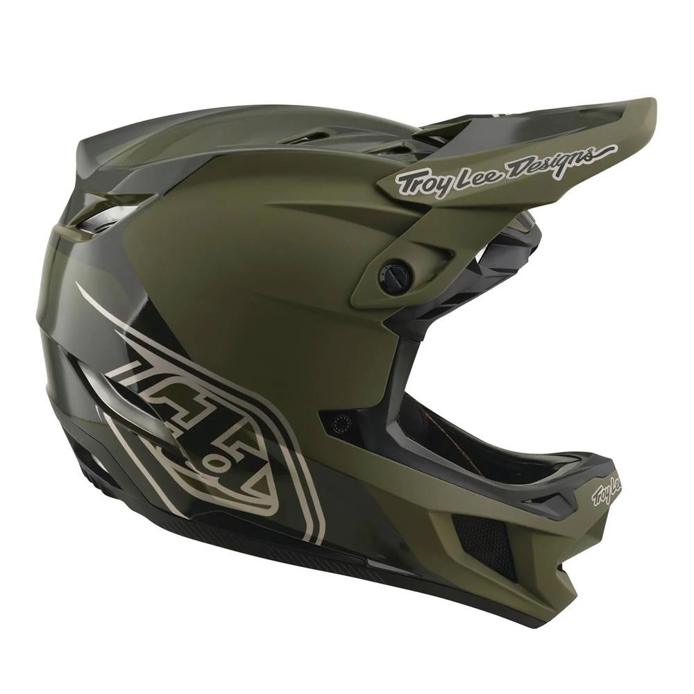 Troy Lee D4 Polyacrylite MIPS Race Helmet - Shadow Beetle