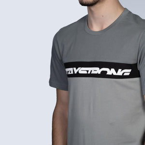 Stay Strong Cut Off Camiseta - Black/Grey