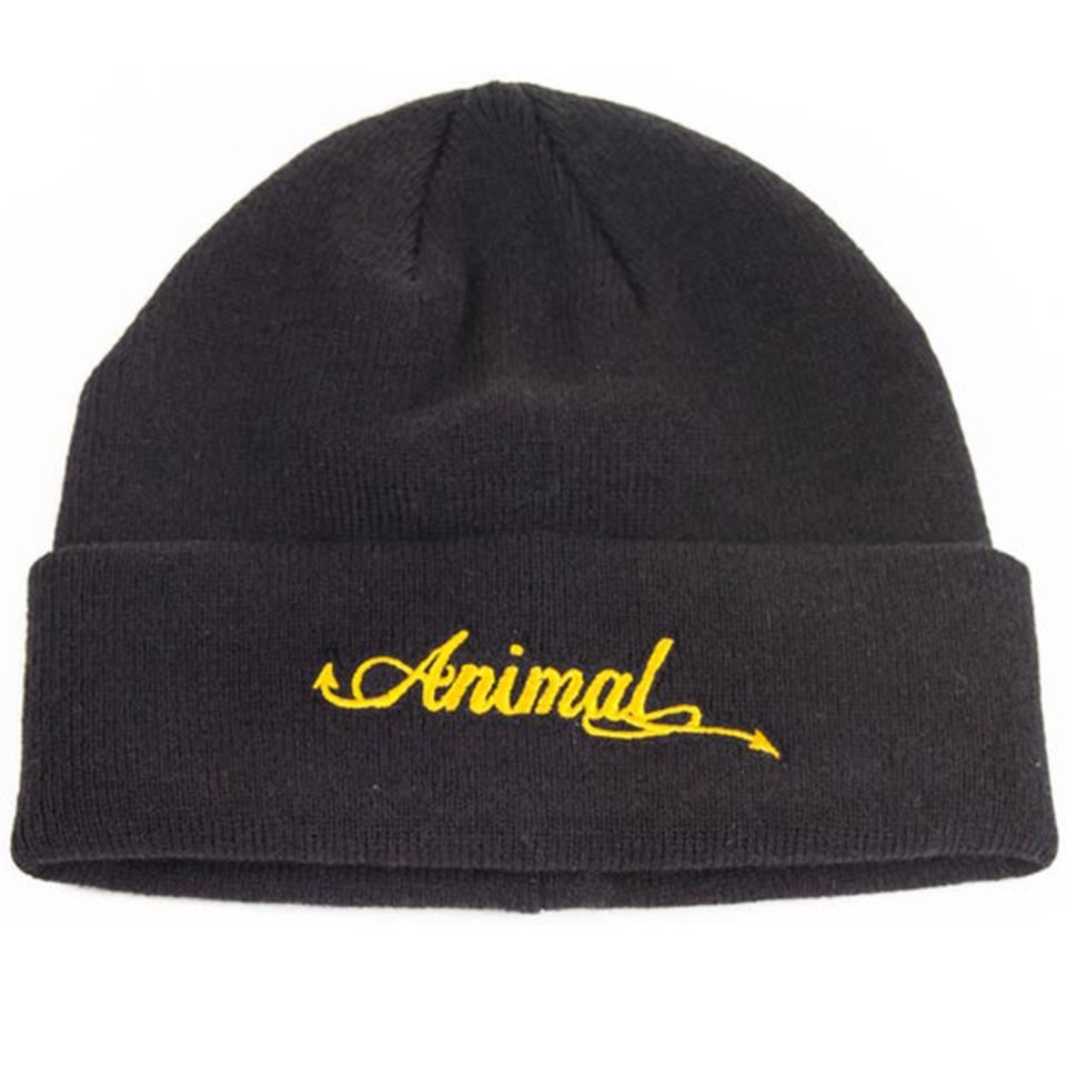 Animal Tails Beanie - Black