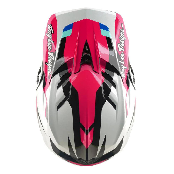 Troy Lee D4 Polyacrylite MIPS Race Helmet - Roamer Magenta