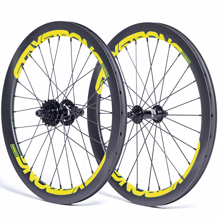 Stay Strong Carbon Reactiv 2 20" Expert Disc Race Wheelset - Carbon/ 1-3/8"