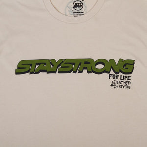 Stay Strong Freestyle T-Shirt - weiche Creme