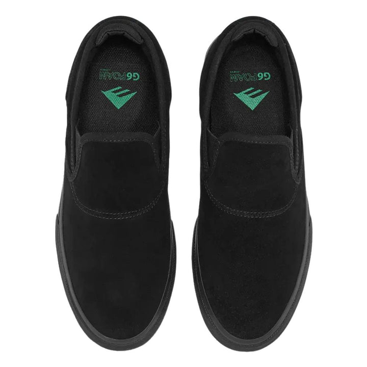 Emerica Wino G6 Slip-On - Black/Black/Black