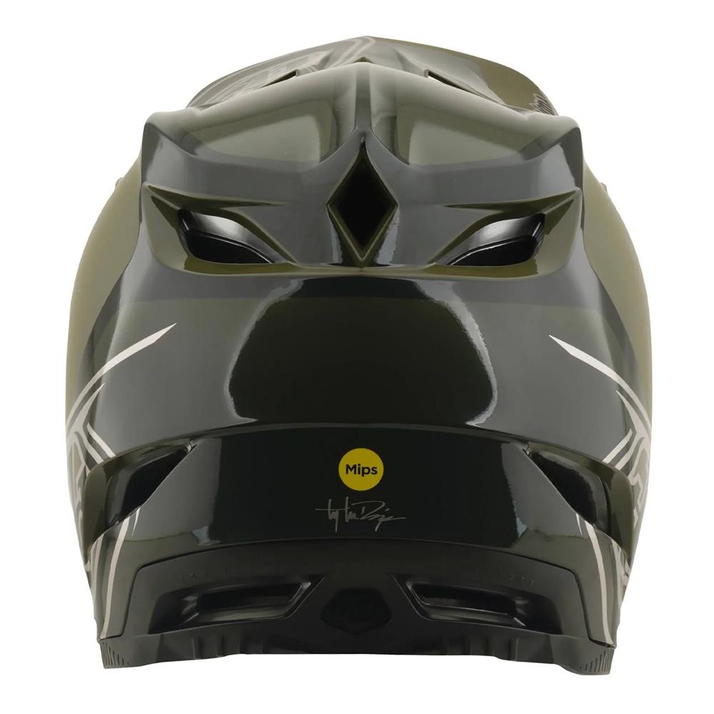 Troy Lee D4 Polyacrylite MIPS Race Helmet - Shadow Beetle
