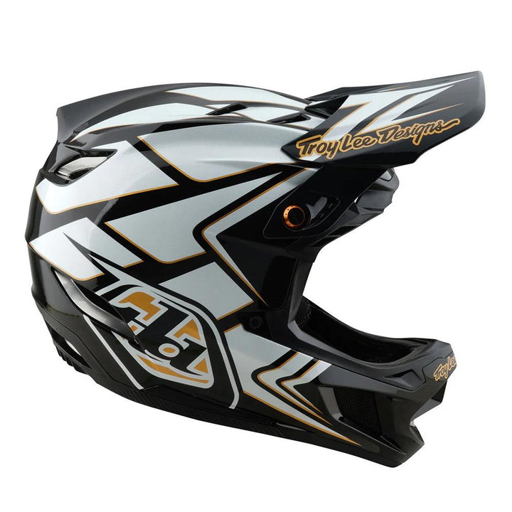 Troy Lee D4 Composite MIPS Race Helmet - Ghostwing White