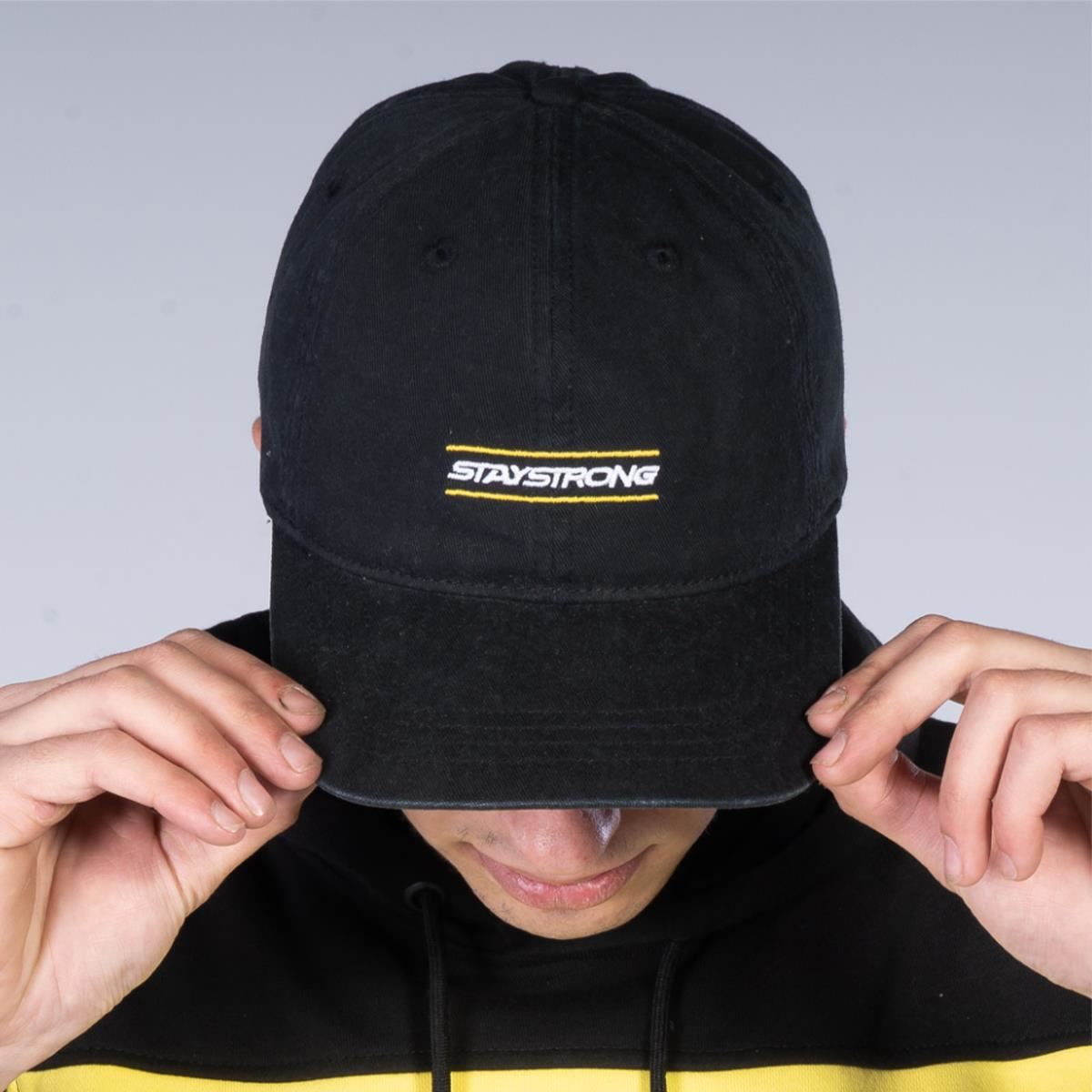 Stay Strong Inside Dad Cap - Black