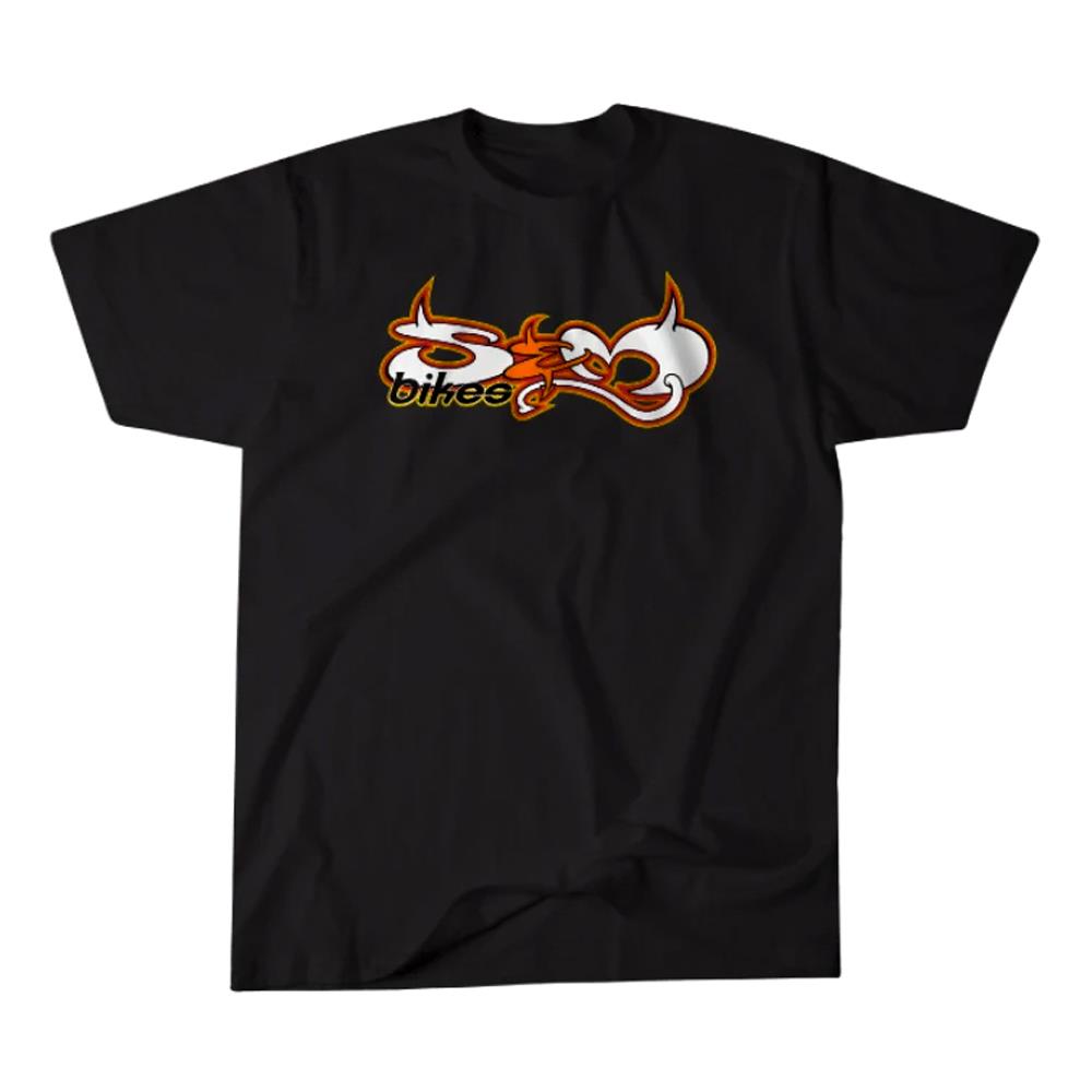 S&M Devil Letters T-Shirt - Black
