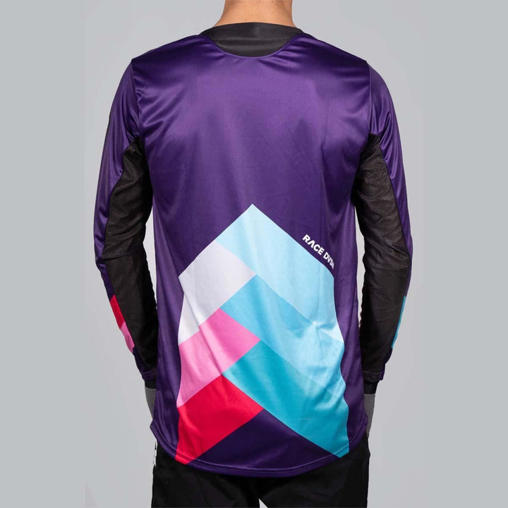 Stay Strong Chevron Race Jersey - Purple