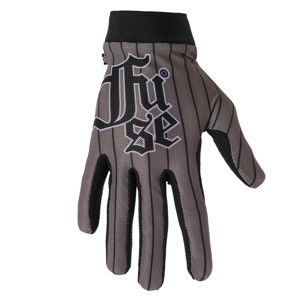Fuse Omega Ballpark Gloves - Silver and Black