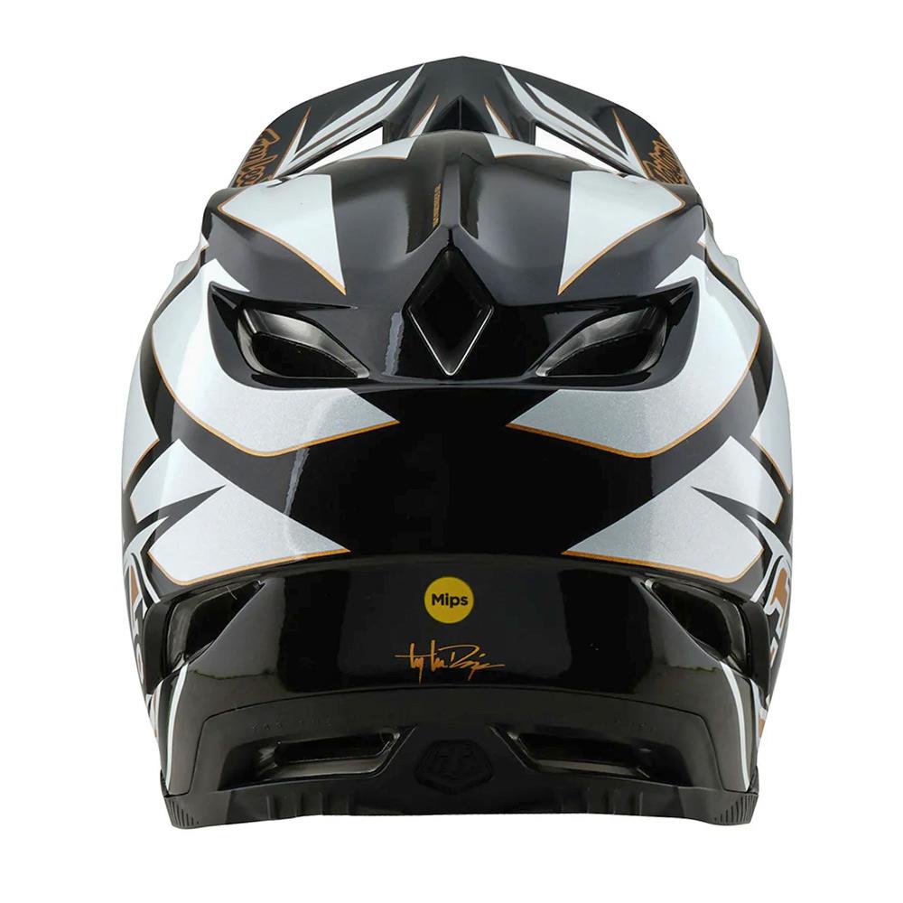 Troy Lee D4 Composite MIPS Race Helmet - Ghostwing White