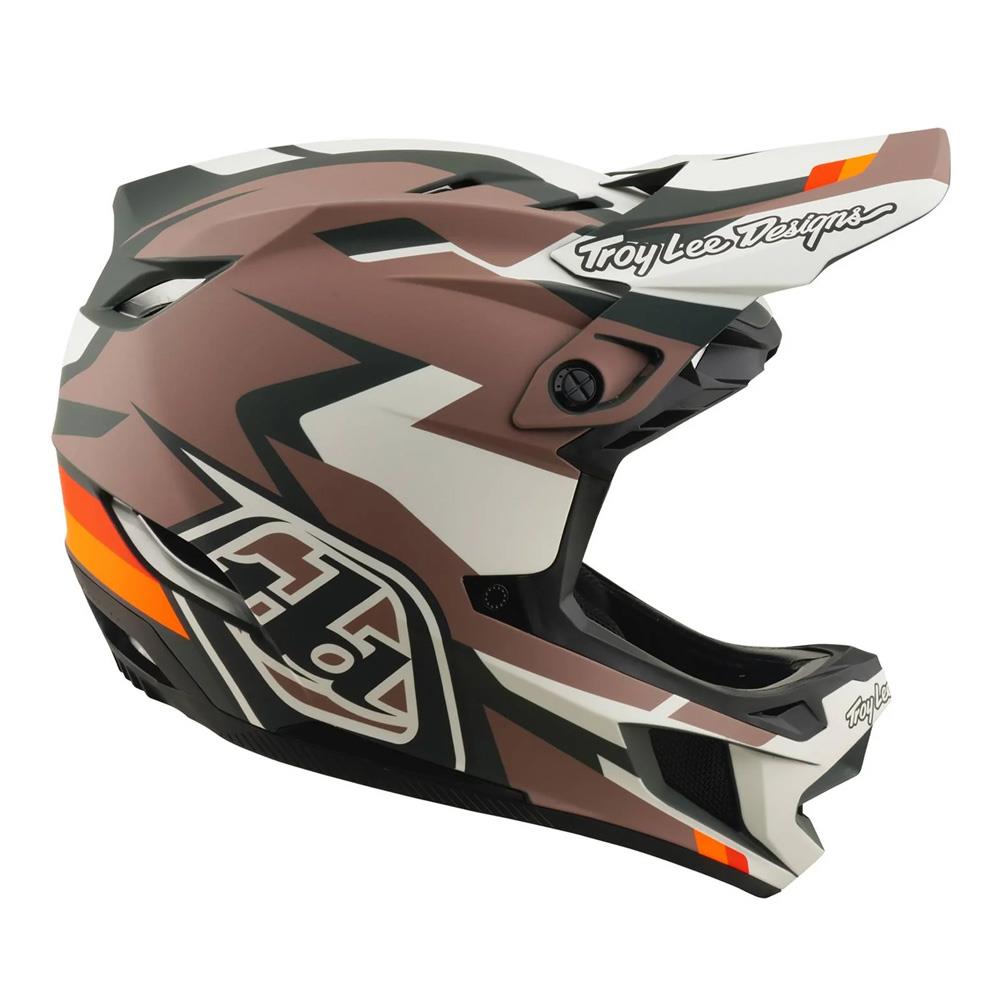 Troy Lee D4 Polyacrylite MIPS Race Helmet - Roamer Clay
