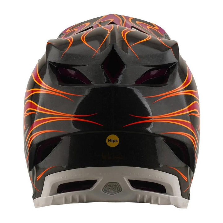 Troy Lee D4 Carbon MIPS Race Helmet - Torched Carbon/Magenta