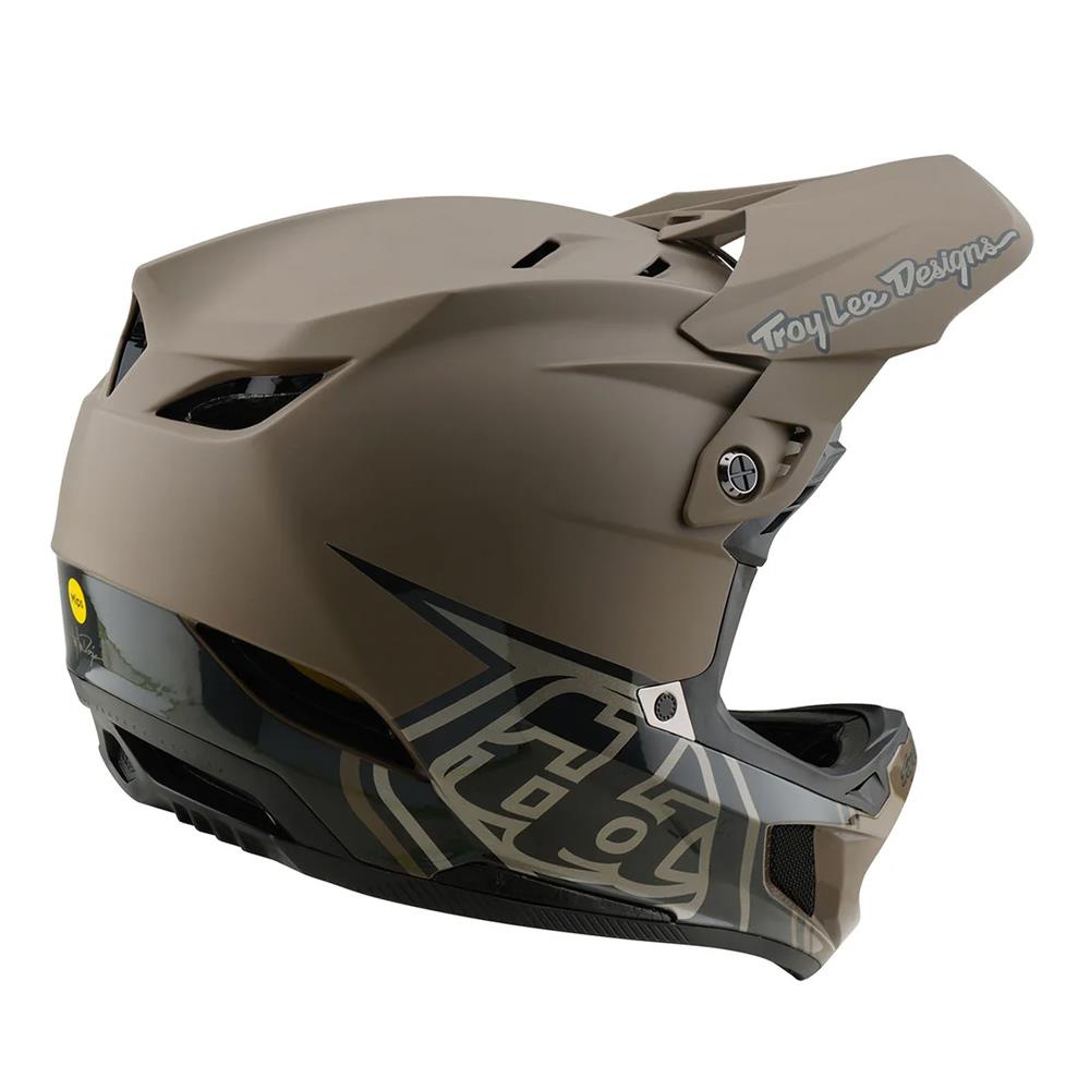 Troy Lee D4 Composite MIPS Race Helmet - Stealth Caper