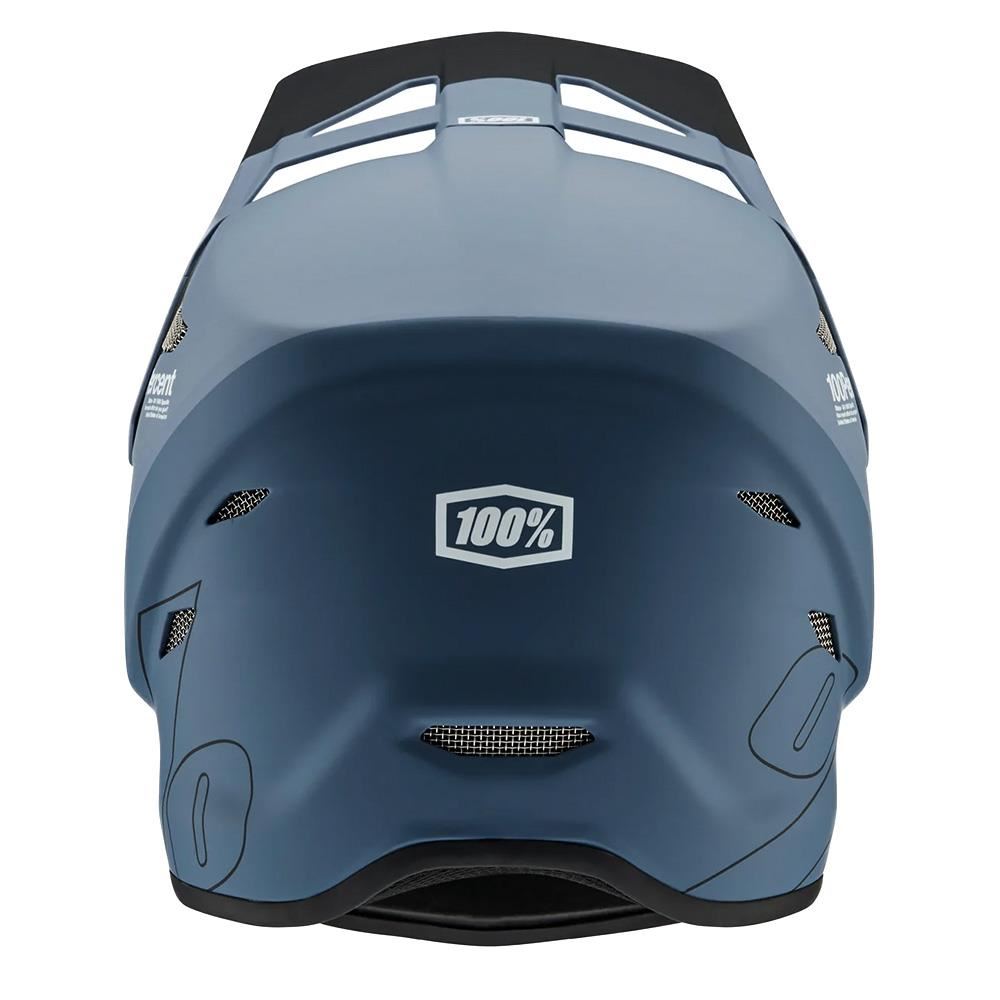 100% Status Youth Race Helmet - Drop/Steel Blue