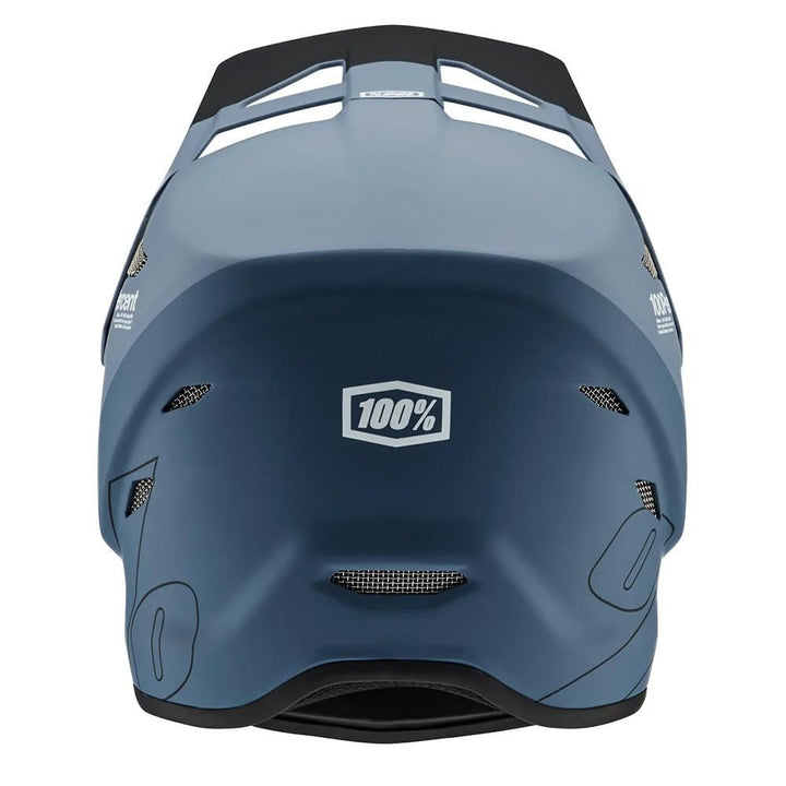 100% Status Youth Race Helmet - Drop/Steel Blue