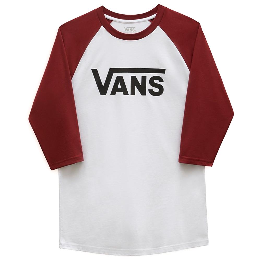 Vans Raglan Classic - Rosso/Bianco