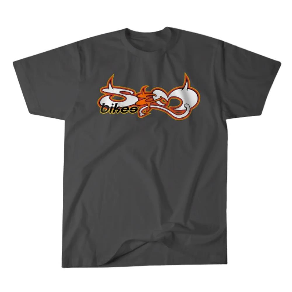 S&M Devil Letters T-Shirt - Charcoal