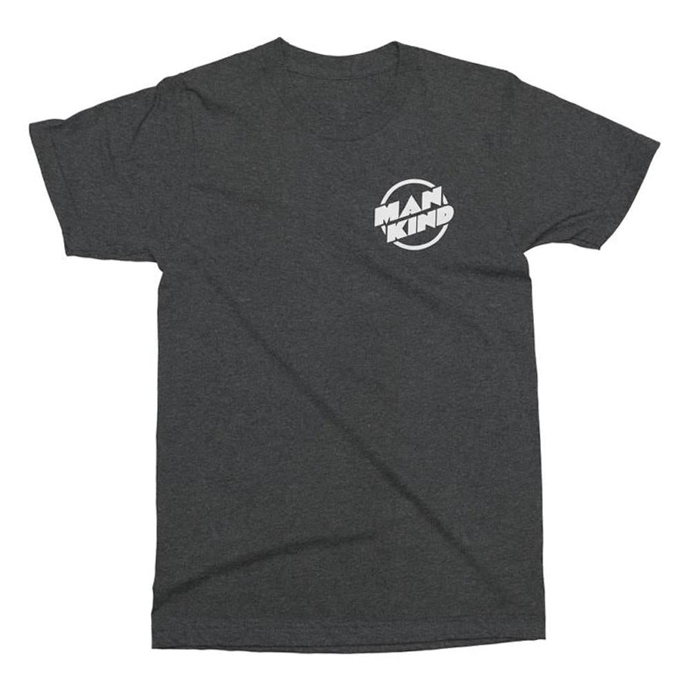 Mankind Azadi Mini Logo T-shirt - Dark Heather Grey