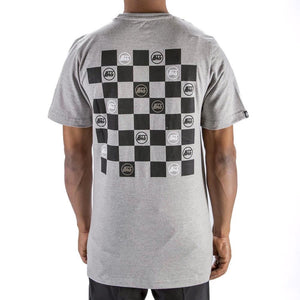 Stay Strong Checker T-Shirt - Grey