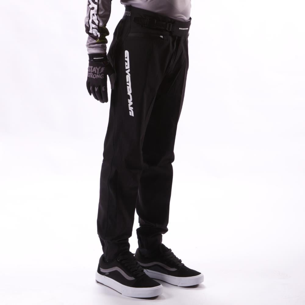 Stay Strong Youth V2 Race Pants - Black/White