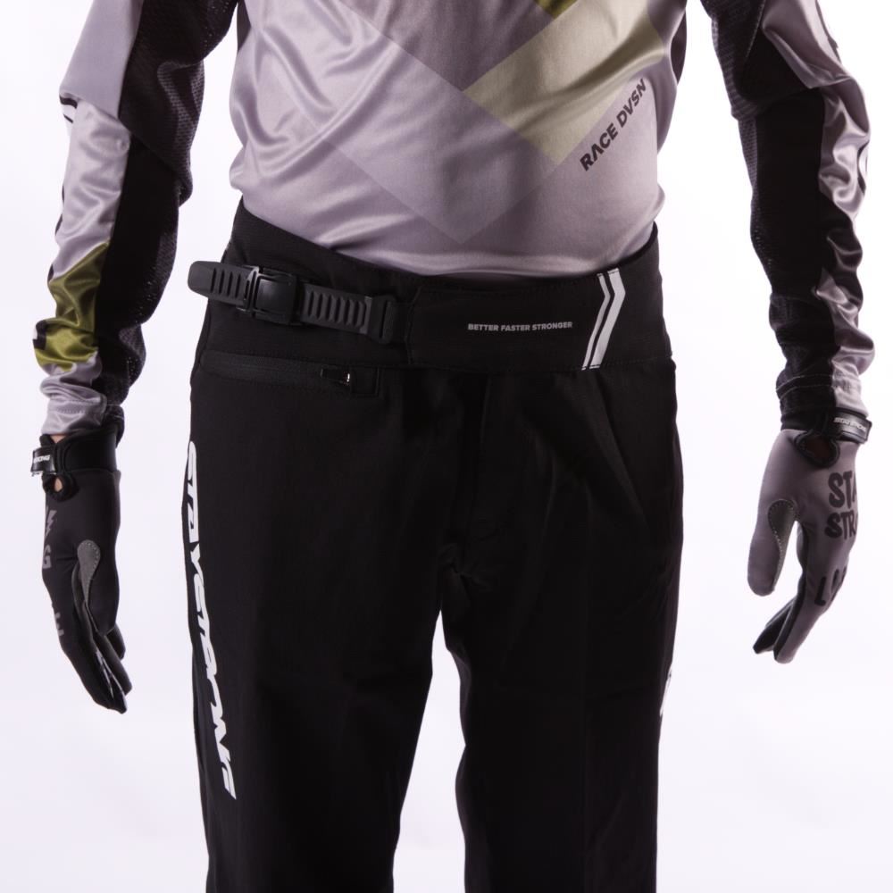 Stay Strong Youth V2 Race Pants - Black/White